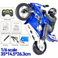 High-Speed RC Motorcycle 1:6 & 1:10 Scale Electric Remote Control Car Drift Bike