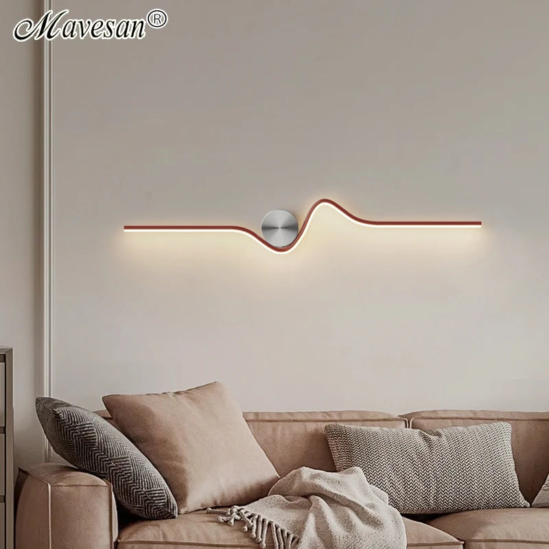 Modern Living Room Wall Lamp with Dimmable LED Light - 2023 Home Decor Fixture