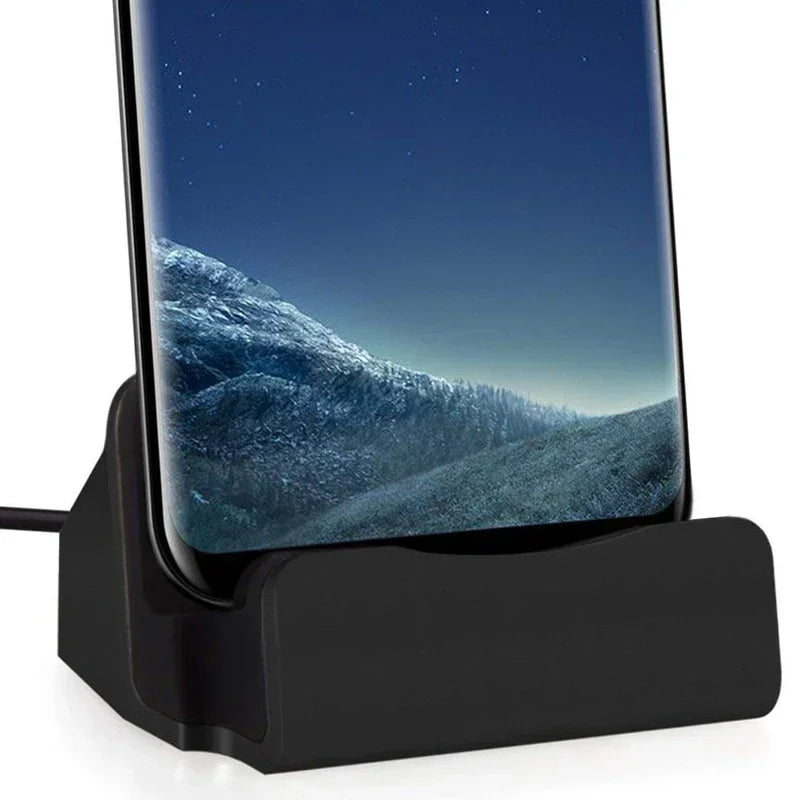 Type C USB Dock Charger Station for iPhone and Samsung Devices - Universal Charging Stand
