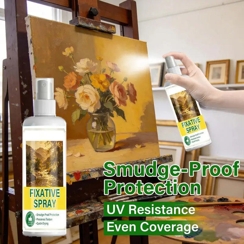 Art Fixative Spray 120ml for Pastel Charcoal Watercolor & Acrylic Art