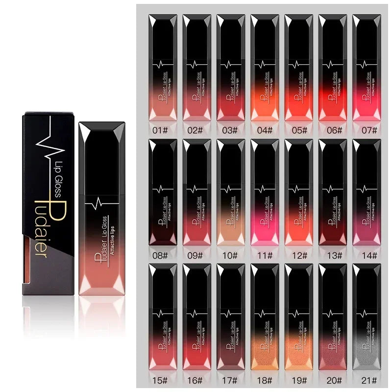 Waterproof Matte Lipstick Liquid Lip Gloss for Long-Lasting Lip Makeup