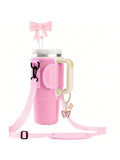 Water Bottle Carrier Bag with Adjustable Shoulder Strap for Large Capacity Tumbler