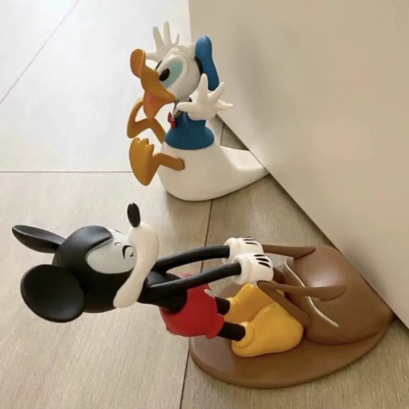 Cute Cartoon Mouse Duck Windproof Anti-Collision Door Stopper - Decorative Office & Home Safety Accessory