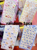 Cute 3D Jelly Stickers Cartoon Decal for Laptop Scrapbook Kawaii DIY Kids Gift
