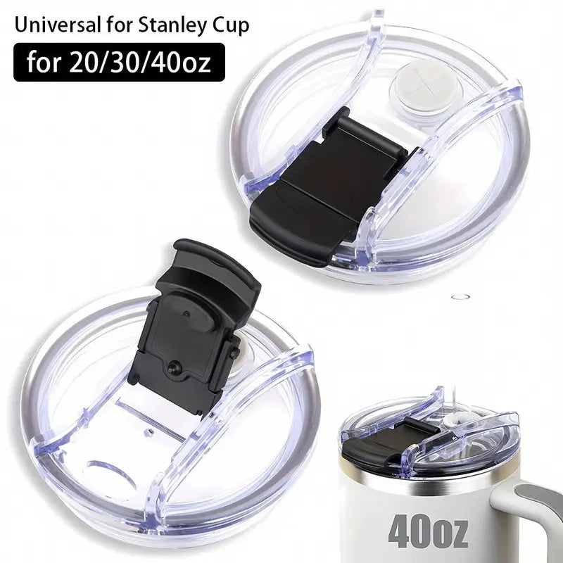 Spill Proof Replacement Lid for 20/30/40oz Tumblers with Handle - Multicolor Plastic