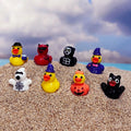 30 Pcs Mini Resin Halloween Duck and Ghost Figurines for Garden & Home Decor