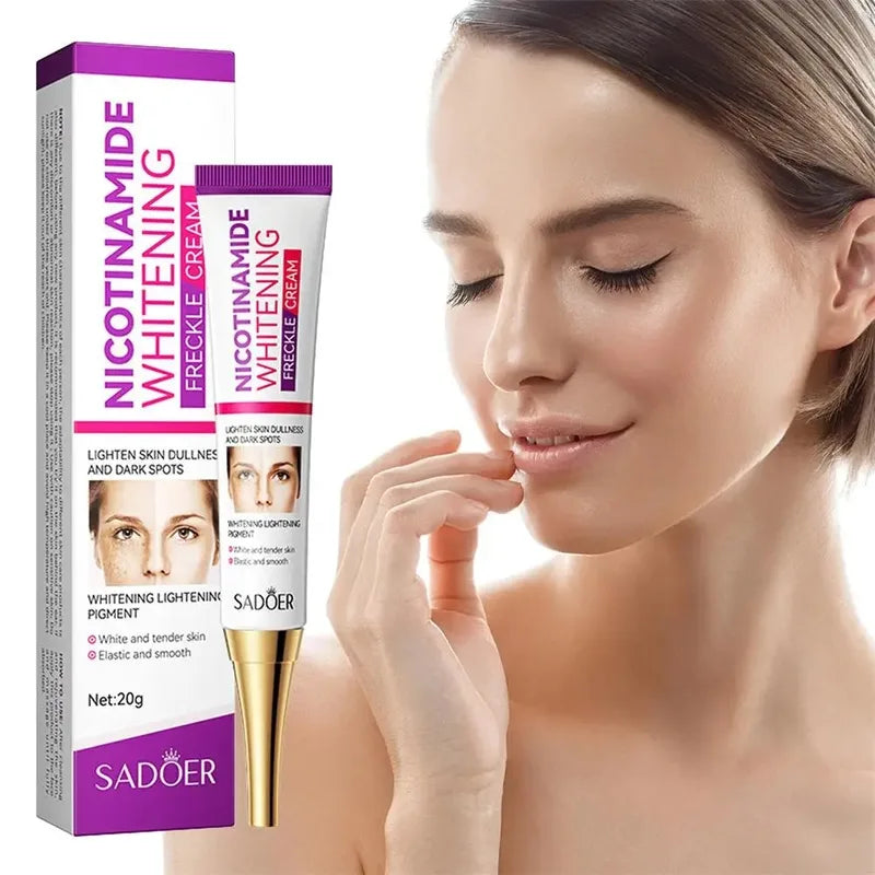 Face Brightening & Freckle Removing Cream with Niacinamide - Moisturizing Skin Care