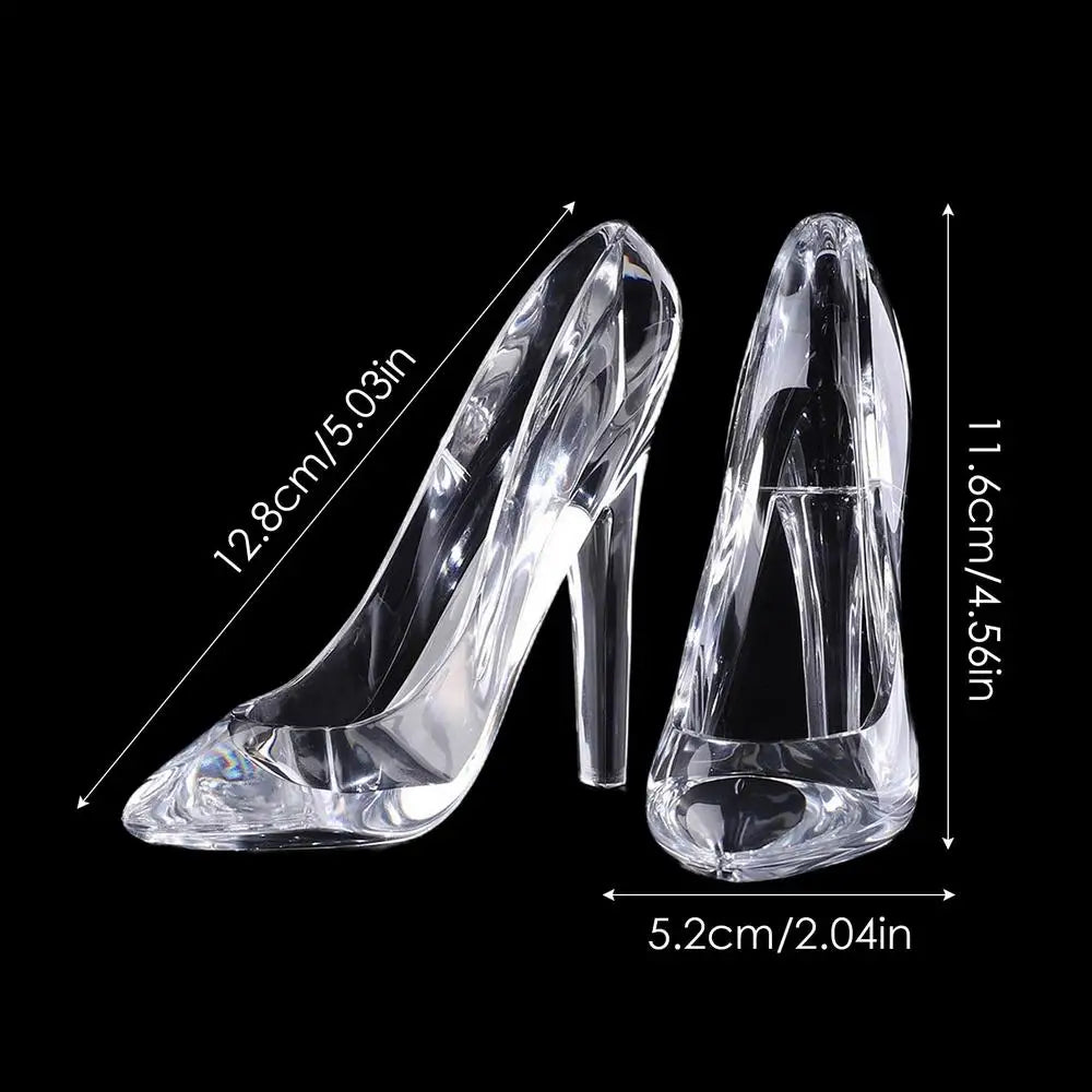 Crystal Shoe Figurine for Home Decor and Gifts - Fairy Tale Gift for Kids and Adults