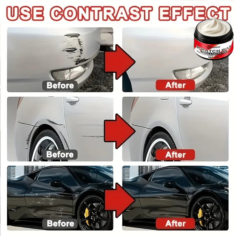 Multi-Functional Car Scratch Remover Wax and Vehicle Polish - Restores Shine