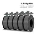 High-Speed 3D Printer Filament 5KG PLA Matte for FDM Printing - Neatly Wound