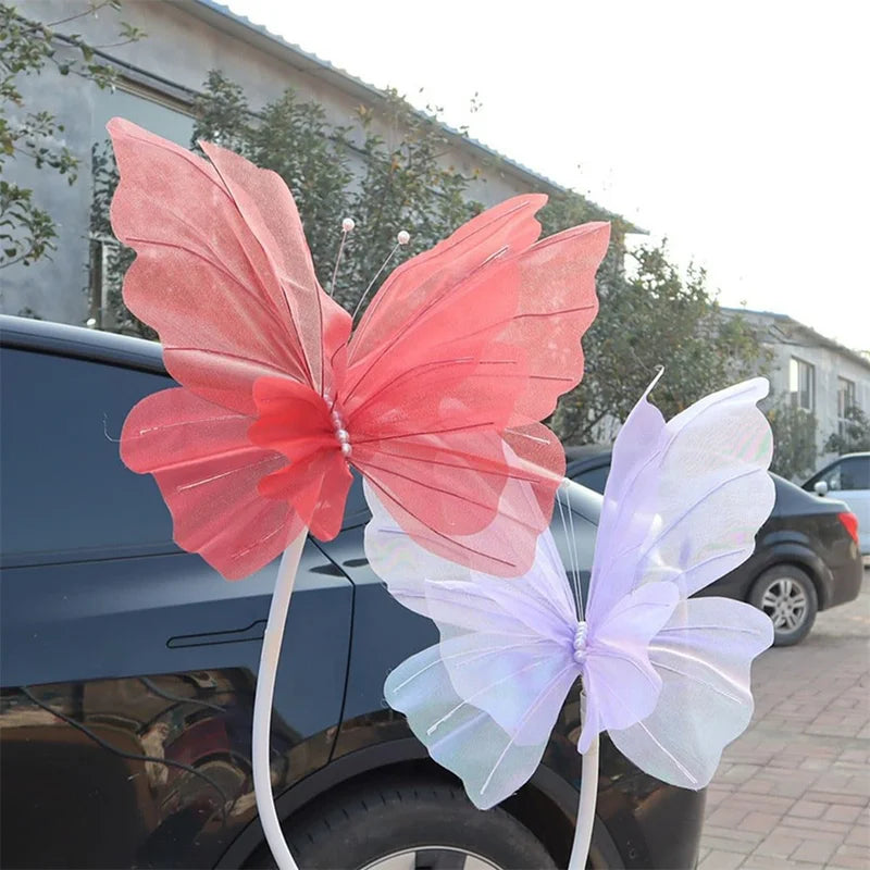 Large 50cm Outdoor Hanging Butterfly Decoration for Weddings & Events