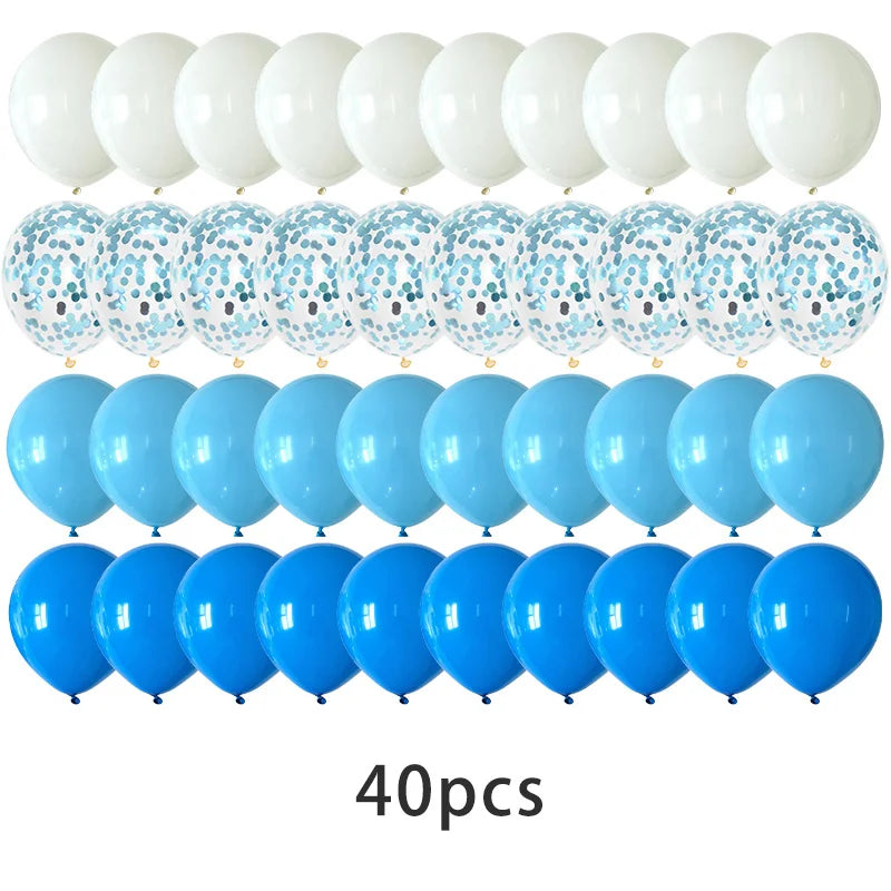 12-Inch Pink Latex Balloons Set for Birthday Party Wedding Decorations - 40 Pieces