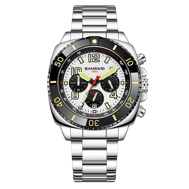 Men's Luxury Quartz Digital Watch Waterproof Casual Business Timepiece