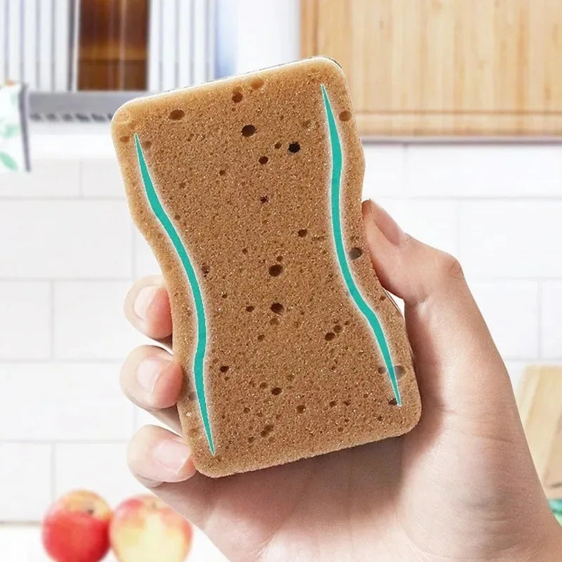 Multi-Layer Dishwashing Sponge Set - 30/5Pcs Thickened Sandy Fiber Kitchen Scrub Pads