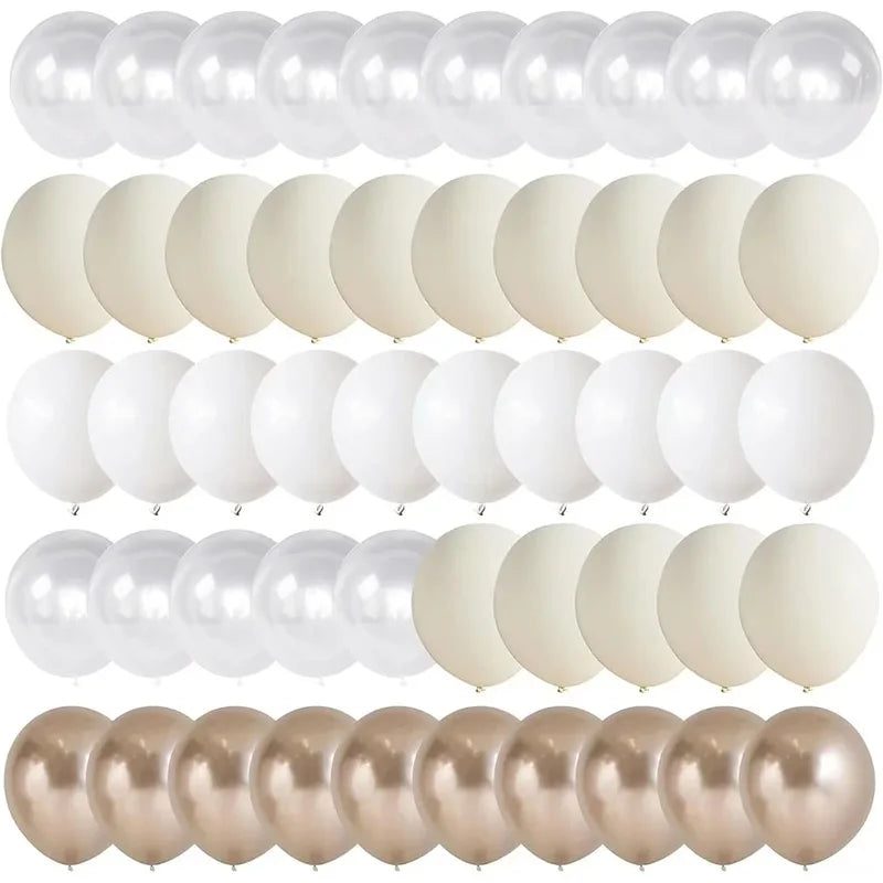 20 Piece Latex Balloon Set for Wedding Party and Celebration Decorations