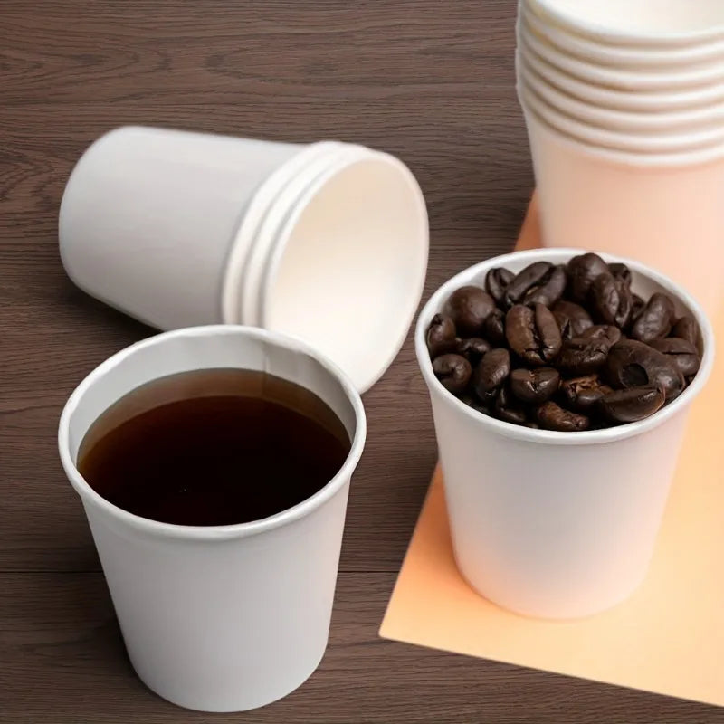Disposable Mini Paper Cups for Snacks Drinks Sampling Coffee Party Use 100 Pack