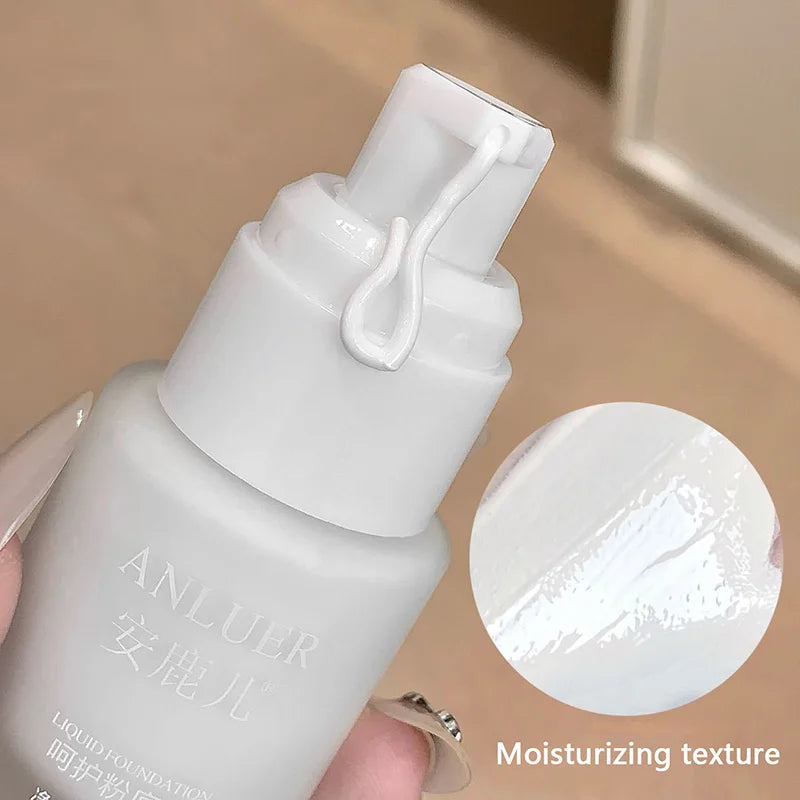 White Liquid Foundation 30ml Full Coverage Long Lasting Waterproof Face Makeup