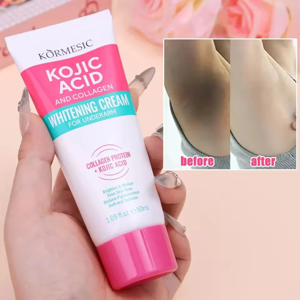 Whitening Cream for Private Parts & Body - Brighten Dark Areas & Remove Melanin