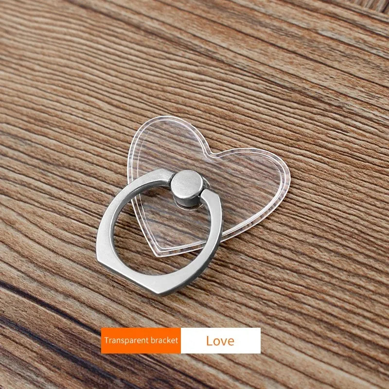 Universal Mobile Phone Holder Stand with Finger Ring & Magnetic Grip for Smartphones