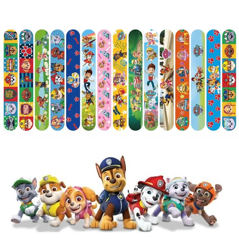 15-Pack Cartoon Paw Patrol Bracelets Set for Children - Family Series Accessories