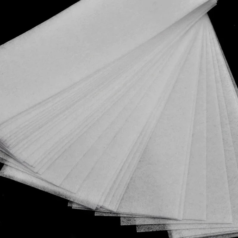100 Pack Hair Removal Wax Strips - Nonwoven Body Cloths for Epilators