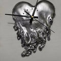 Heart Wall Clock Melting Love Shape Hanging Decor Modern Living Room Bedroom Gift