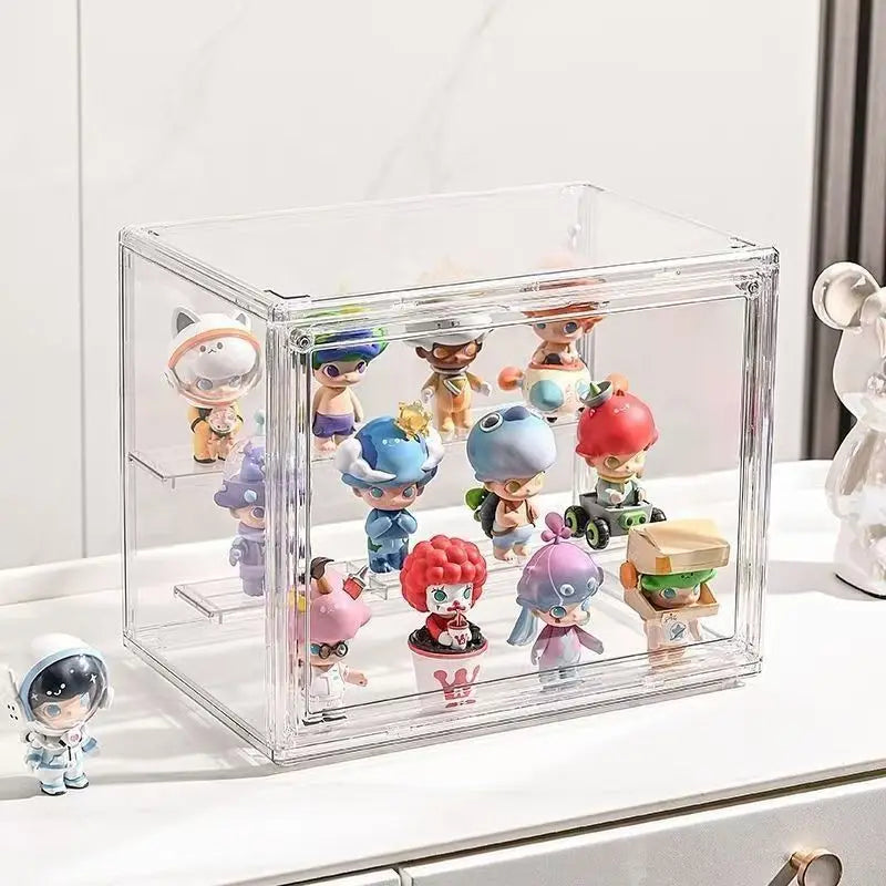 Large Capacity Acrylic Display Rack for Collectibles & Blind Boxes