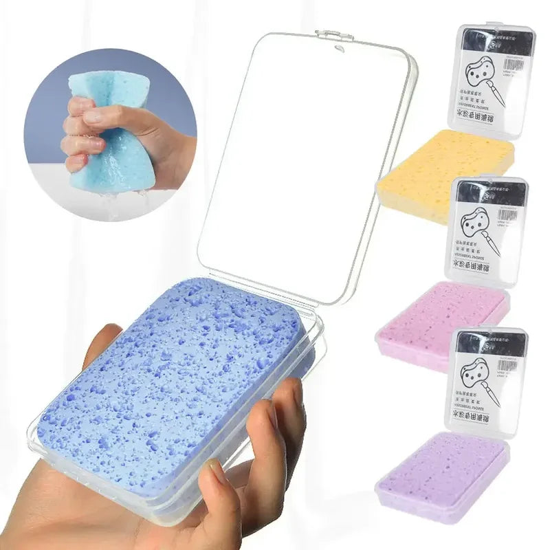 Watercolor Painting Sponge Set - Moisturizing Water Chalk Art Tool, 2 or 4 Pieces