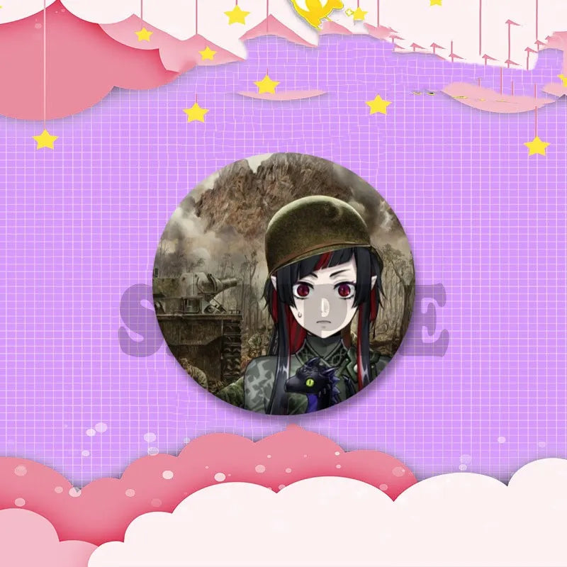 Anime Enamel Pins Set - Cartoon Character Badge Buttons for Backpack & Jewelry