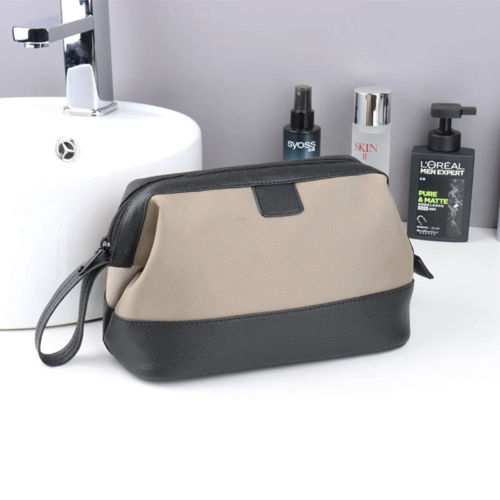 Large Capacity Travel Toiletry Bag for Women Men Waterproof Makeup Organizer 2-Layer