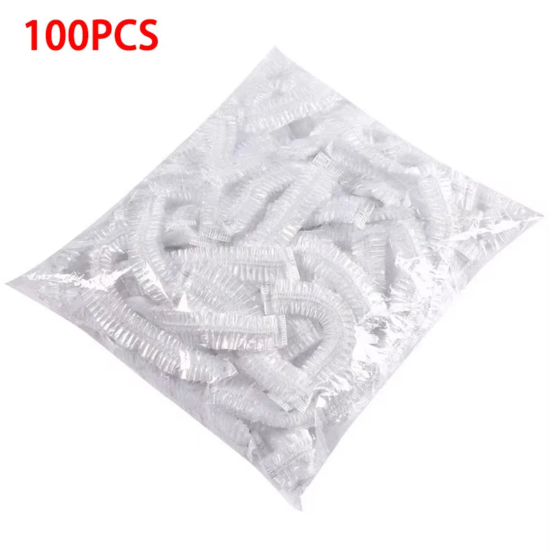 Disposable Food Cover Set 500 Pcs Plastic Food Wrap Food Container Lids