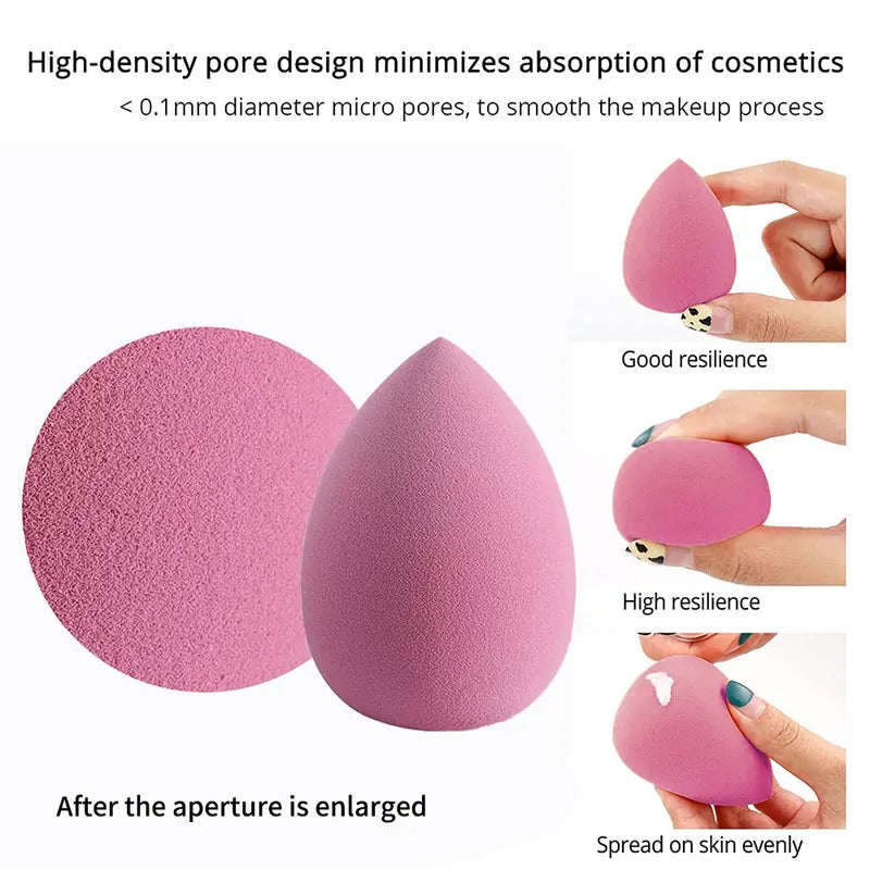 Multicolor Makeup Sponge Blender Set - Soft Foundation & Powder Blenders, 1/4/8pcs