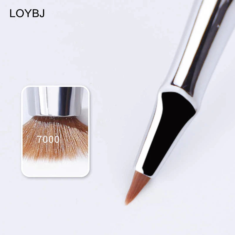 Eyeliner Brush Set for Precise Eye Makeup - Bent & Straight Fine Liner Makeup Tools