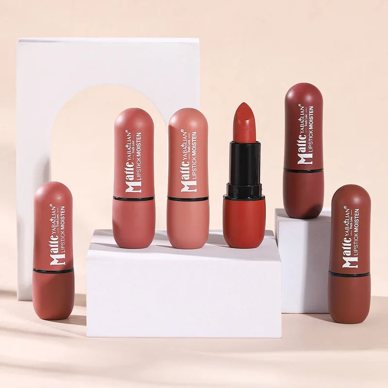 Long-Lasting Waterproof Matte Lipstick - High Pigment Velvet Lip Color