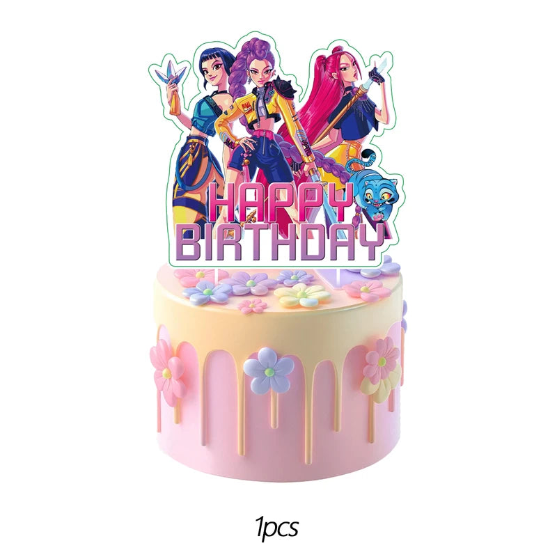 Cake Cupcake Toppers Set for Birthday Party Decor Food & Baking Supplies