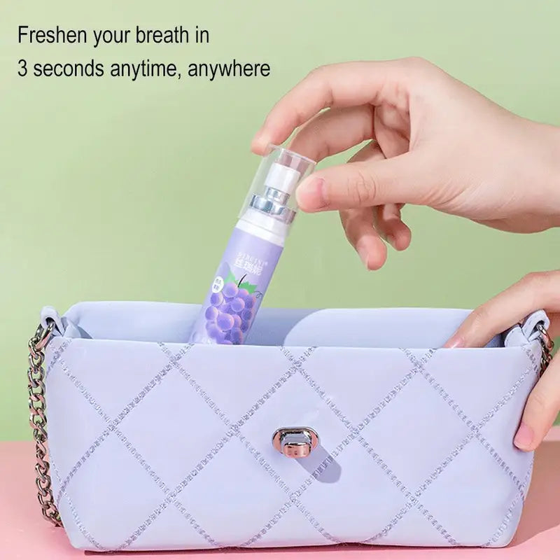 Fruity Breath Freshener Spray 20ml - Long-Lasting Mint & Fruit Flavors