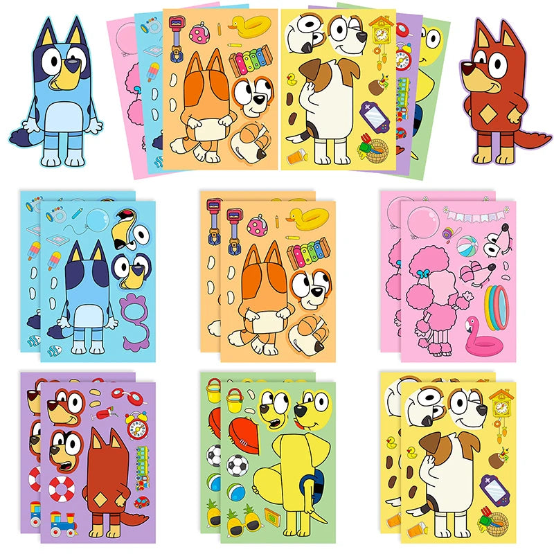 Kids Waterproof Sticker Set for Children’s Puzzles & DIY Decoration