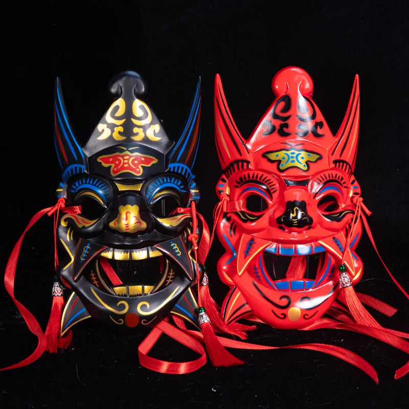 Hand Painted Theater Mask Full Face Prop Cosplay Costume Accessory