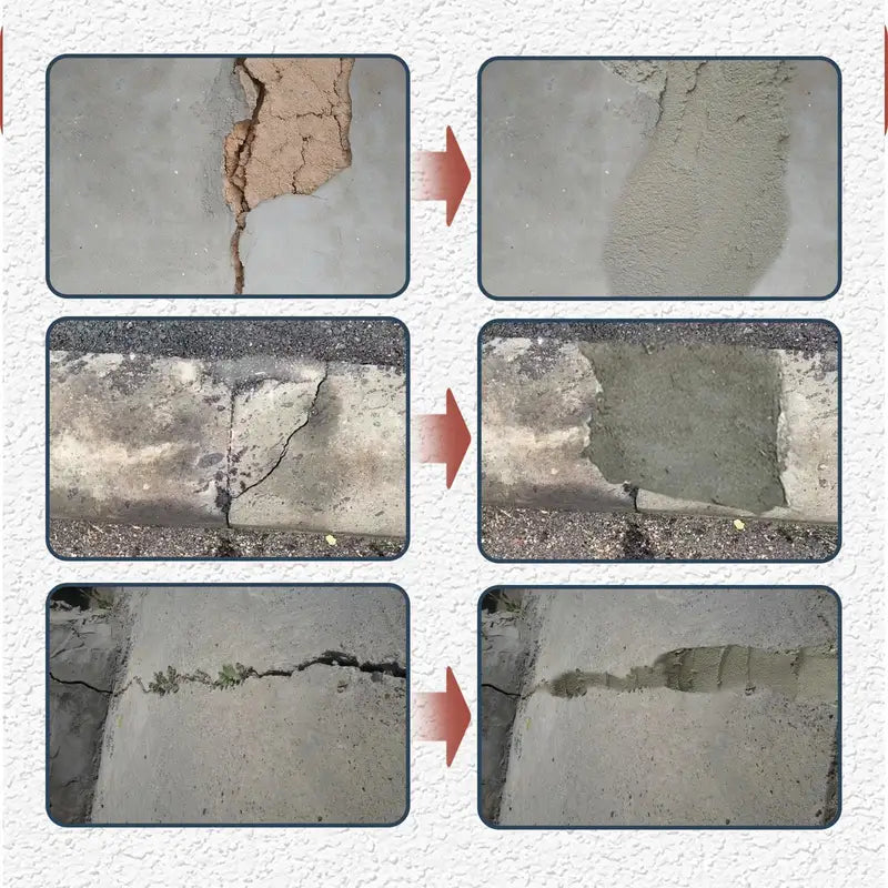 Concrete Repair Paste for Walls and Outdoor Surfaces Waterproof Fast-Drying