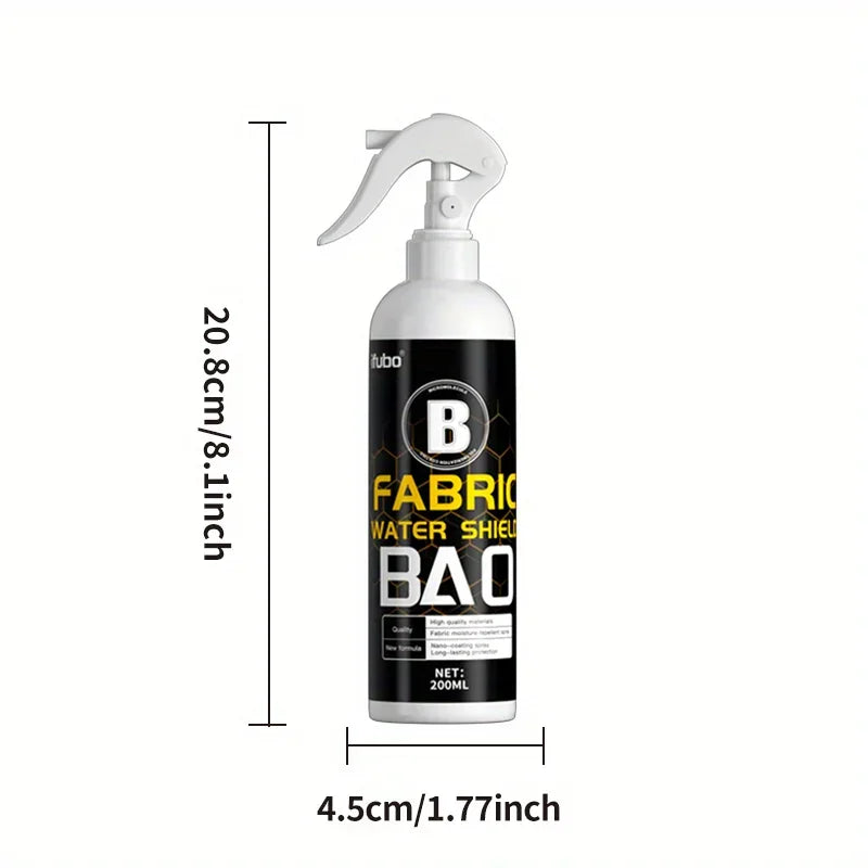 Fabric Shield Spray Waterproof & Stain-Resistant Nano Technology