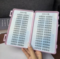Reusable No Glue 3D Volume False Eyelashes - 7-13mm C Curl, Soft Case