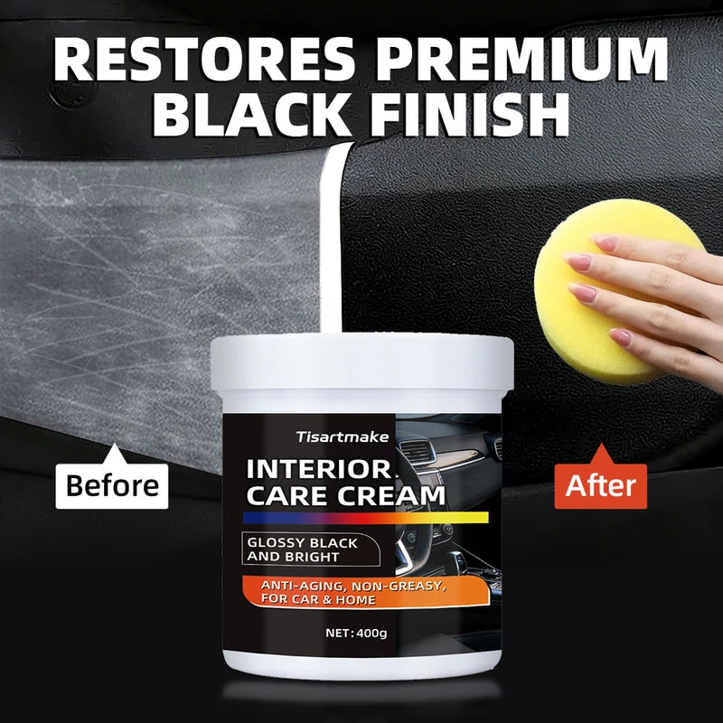 Heavy-Duty Car Plastic & Rubber Renovator Wax - Scratch Repair & Protection