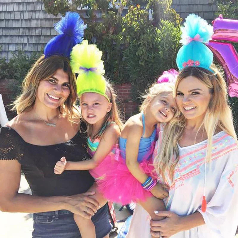 Halloween Elf Cosplay Headband for Kids - Princess Trolls Style Hair Accessory