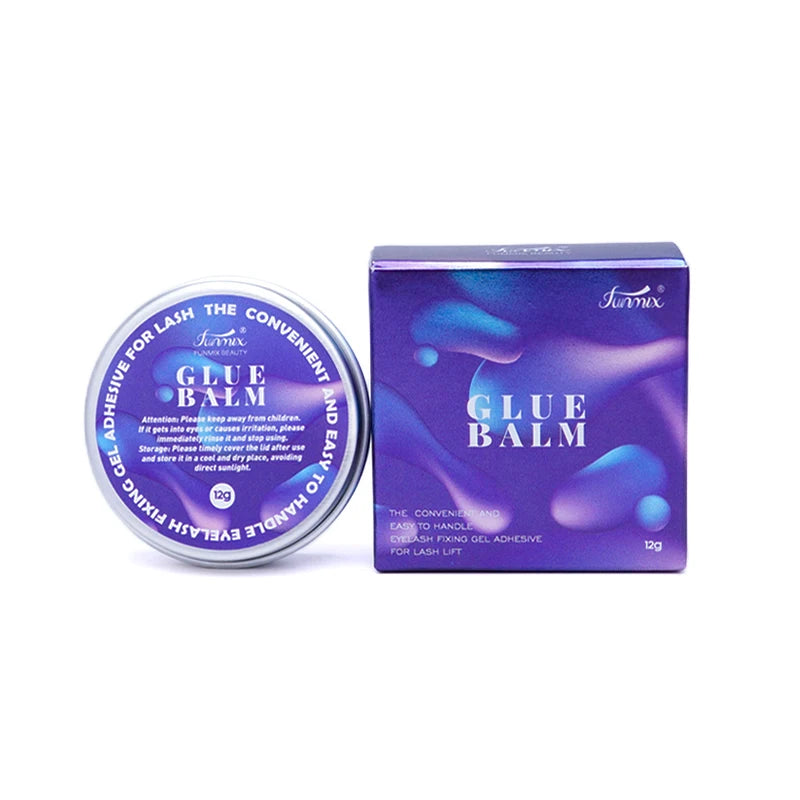 Waterproof Lash Lift Glue Balm 12g Fast Fixing Eyelash & Eyebrow Adhesive