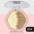 2-Color Blush Palette 2 in 1 Contouring & Highlight Cream Makeup Set