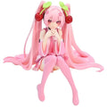 Hatsune Miku Anime Action Figure Toy - Pink Cherry Dress PVC Model for Kids & Collectors
