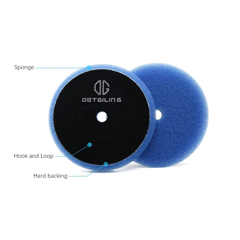 Car Polishing Foam Pads Set - 3/5/6 Inch Dual Action & Rotary Buffing Pads