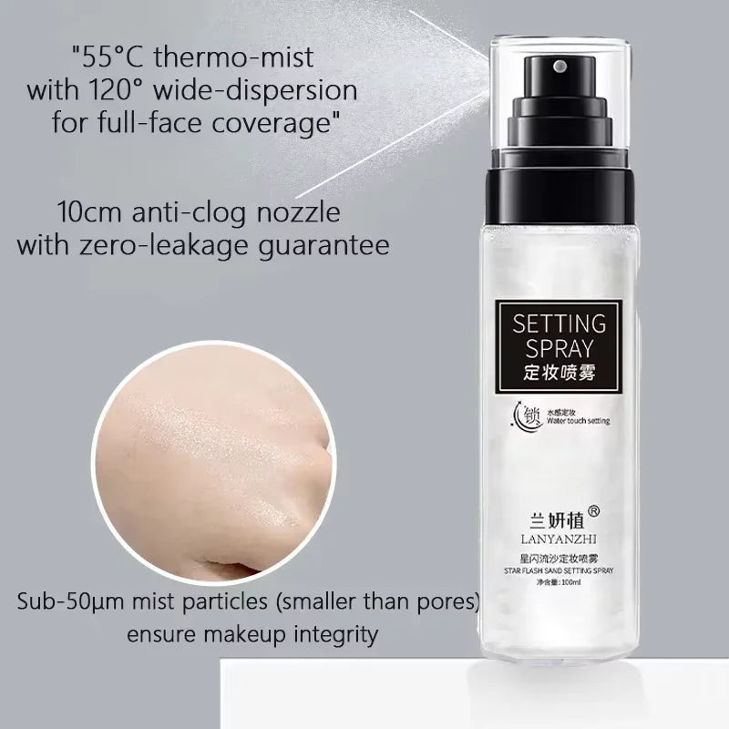 Waterproof Makeup Fixer Spray Long Lasting Oil Control Hydrating Setting Spray