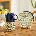 Color Painting Mug and Plate Set - Multiple Colors