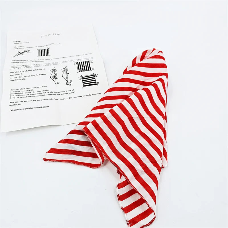 Silk Magic Trick Scarf - Rapid Flip 45x45cm Stage Illusion Prop